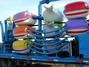 Carnival Rides in storage, near Cambria, California